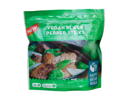 Happy Veggie World Black Pepper Steak - 300g Supply