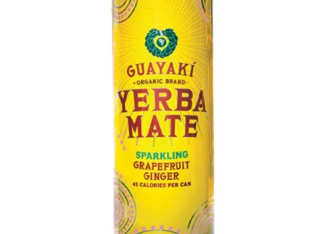 Guayaki Yerba Mate Sparkling Grapefuit Can - 355ml For Sale