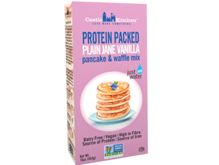 Castle Kitchen Protein Packed Plain Jane Vanilla Pancake Mix - 454g on Sale