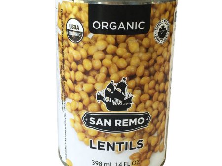 San Remo Organic Lentils - 398ml For Discount