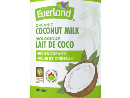 Everland Rich Organic Coconut Milk - 400ml For Discount