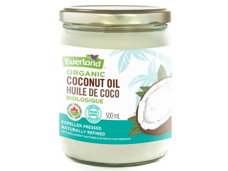 Everland Organic Refined Coconut Oil (Glass Jar) - 500ml Discount