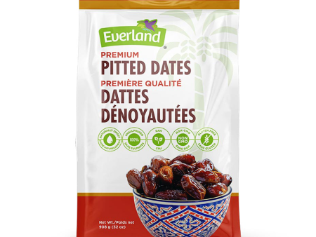 Everland Whole Pitted Dates - 908g on Sale