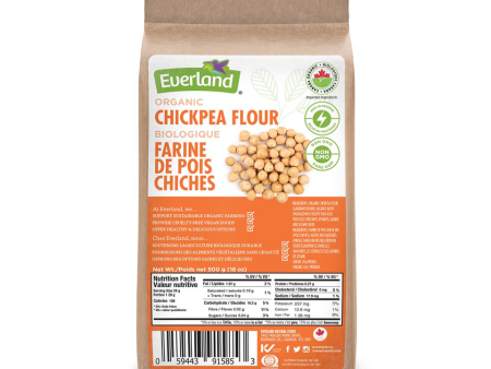 Everland Organic Chickpea Flour - 500g Online Sale