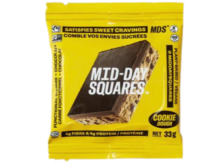 Mid-Day Squares Cookie Dough Square - 33g For Discount