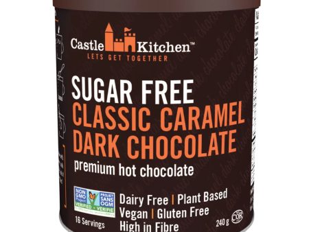 Castle Kitchen Sugar Free Classic Caramel Dark Hot Chocolate Mix - 240g Online