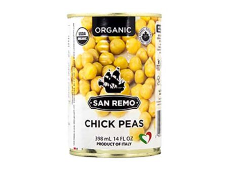 San Remo Organic Chickpeas - 398ml For Cheap