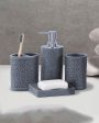 Versatile Soap Dispenser, Toothbrush Holder, Soap Dish & Tumbler Bath Set | Set of 4 Pcs Online Hot Sale