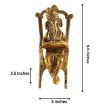 Lord Ganpati Ji Idol Metal Showpiece | 3 x 4 x 6 inches Online Hot Sale