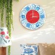 Artistic Roses Floral Monochrome MDF Wall Clock | 11.5 inches on Sale