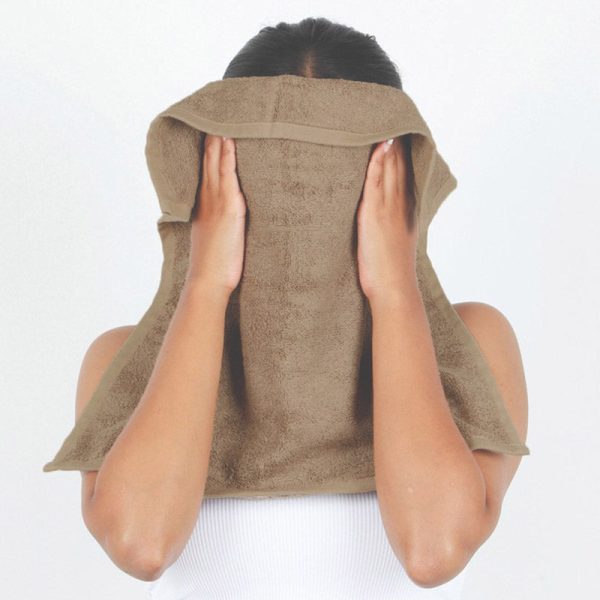 Bamboo Terry Face Towels | Set of 4 | 14x14 inches on Sale