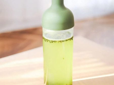 Green Plastic Ice Filter Bottle | 1.2 L Online now