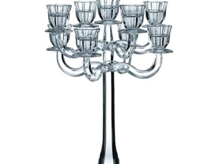 Ravello Crystal 9 Armed Candle Holder Cheap