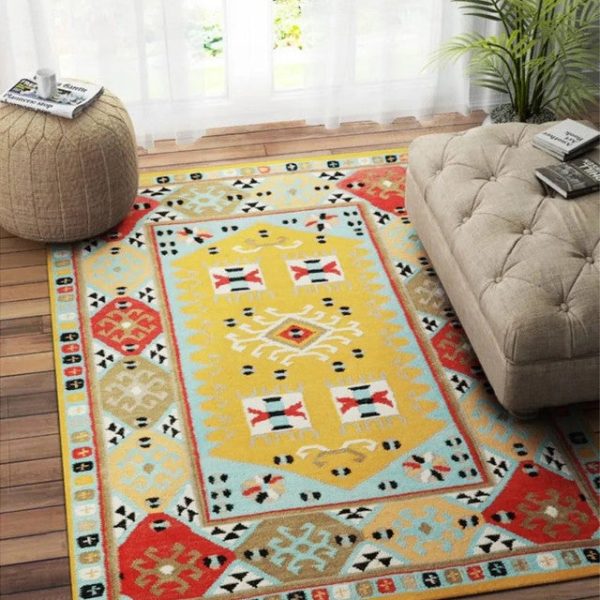 Greek Key Hand Tufted Wool Carpet Stylish and Timeless | 5 x 8 Feet Online