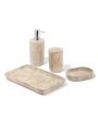 Premium Soap Dispenser, Tray, Soap Dish & Tumbler Bath Set | Set of 4 Pcs Supply