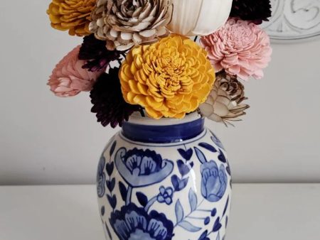 Luna Sholapith DIY Flower Bunch | Vase Not Included | 11 Flower Heads Online