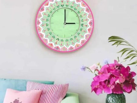 Classic Artistic Colorful MDF Wall Clock | 11.5 inches Hot on Sale