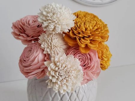 Margo Sholapith DIY Flower Bunch | Vase Not Included | 8 Flower Heads Online now