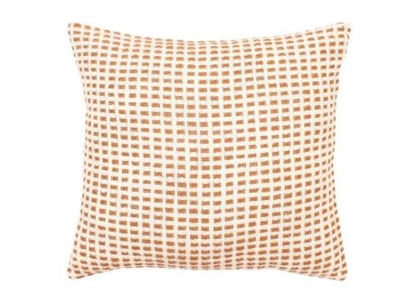 Brown Girnar Cotton Cushion Covers | Set Of 2 | 18 x 18 inches For Sale