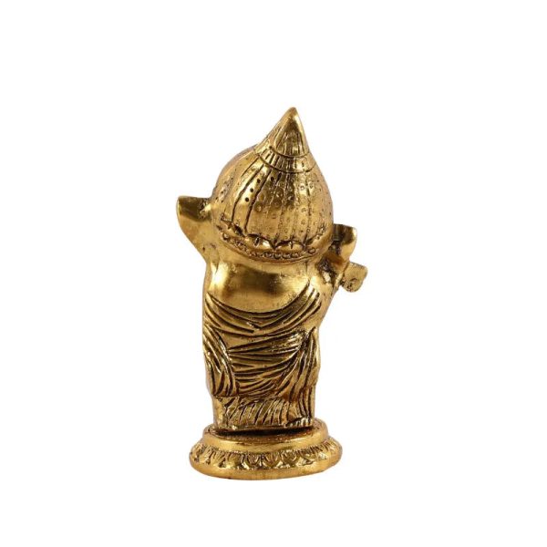 Golden Lord Ganesha Idol Statue | 2.5 x 6 inches Supply