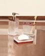 Rustic Soap Dispenser, Soap Dish & Tumbler Bath Set | Set of 3 Pcs Online Sale