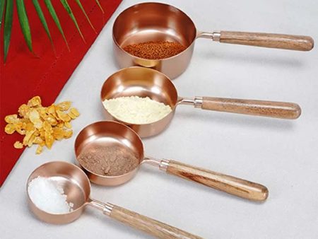 Rose Gold Measuring Cups | Set of 4 Online Sale