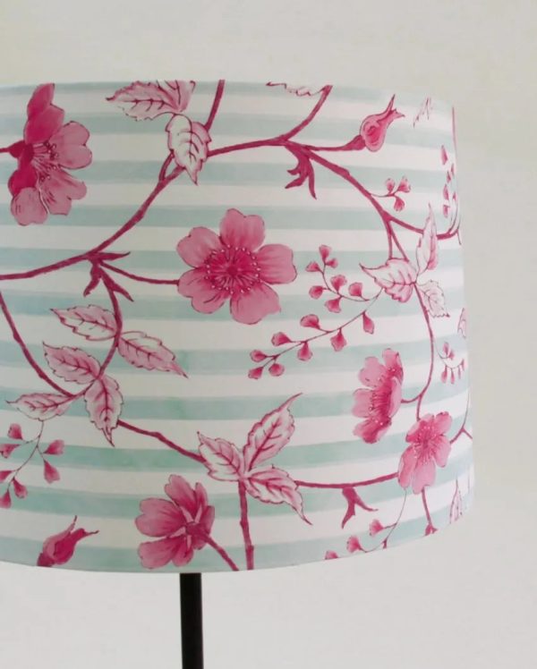 Cherry Blossom Drum Wooden Table Lamp Discount