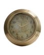 Gilded Rustic Aluminium Wall Clock | 16 x 3 inches Online