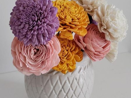 Millie Sholapith DIY Flower Bunch | Vase Not Included | 12 Flower Heads Cheap