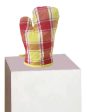 Colorful Checked Kitchen 1 Apron and 1 Oven Glove Hot on Sale