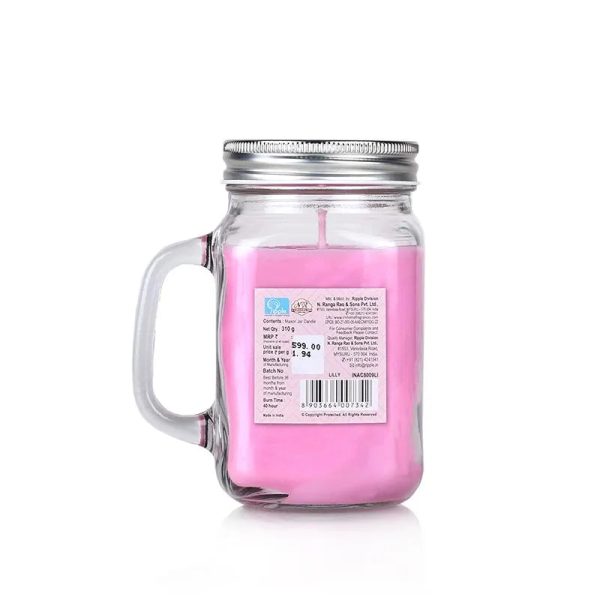 Fragrances Mason Jar Candle |  310Gm |  Burn Time 40Hrs For Cheap