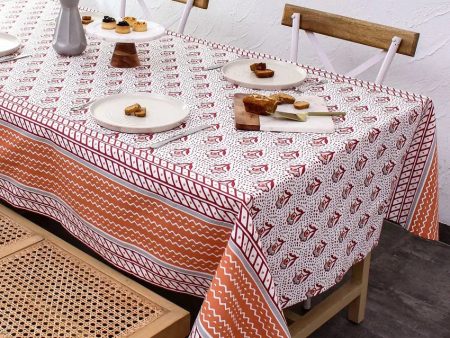 Sarovar Cotton Table Cover | 55 x 86 inches Hot on Sale