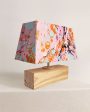 Bubbles Marbling Hand Painted Wooden Table Lamp Sale