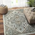 Traditional Hand Tufted Wool Carpet Elegant Design | 5 x 8 Feet on Sale