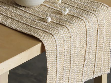 Beige Hammock Beach Cotton Table Runner | 13 x 72 inches Fashion