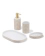 Golden Soap Dispenser, Tray, Soap Dish & Tumbler Bath Set | Set of 4 Pcs For Sale