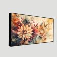 Elegant Flower Canvas Wall Painting With Frame For Cheap