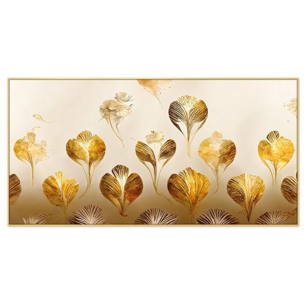 Floral Wall Painting With Frame Home Decor Cheap