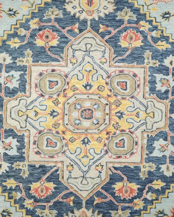 Traditional Hand Tufted Wool Carpet Timeless Elegance | 5 x 8 Feet Online Hot Sale