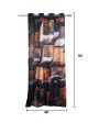 Bold Blocks Printed Door Curtain | 4 x 8 Feet Discount