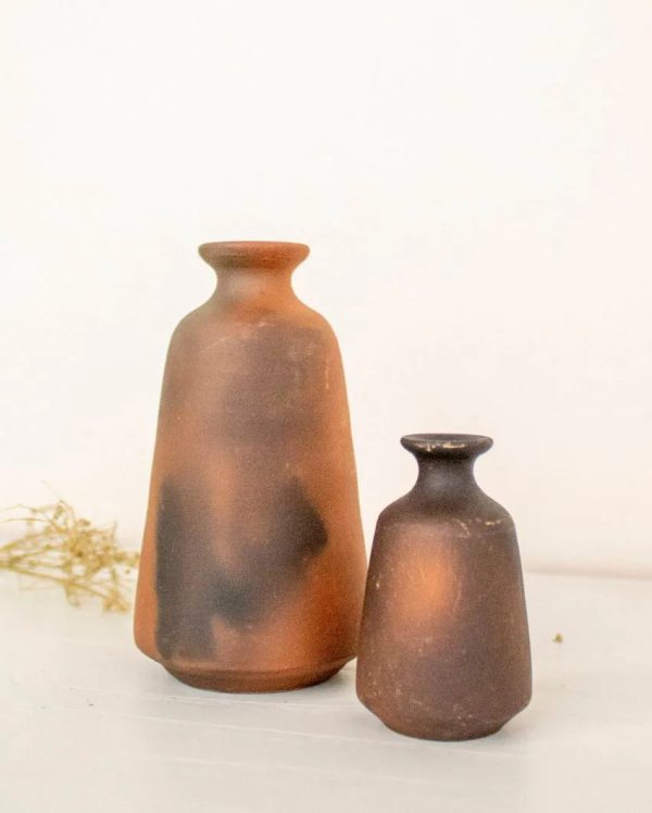 Stylish Terracotta Vase with Incense Holder Set Sale