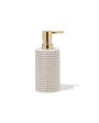 Golden Soap Dispenser, Tray, Soap Dish & Tumbler Bath Set | Set of 4 Pcs For Sale