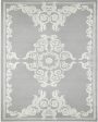 Traditional Hand Tufted Wool Carpet Classic and Stylish | Grey | 5 x 8 Feet Hot on Sale