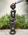 Black Ren Fibre Glass Sculpture Showpiece Online Sale