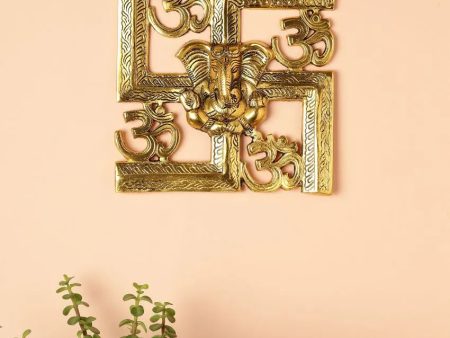 Lord Ganesh Wall Hanging for Home Entrance | 8 x 8 inches Cheap