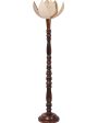 Bamboo Rose Wooden Floor Lamp | 4 Feet For Sale