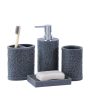 Versatile Soap Dispenser, Toothbrush Holder, Soap Dish & Tumbler Bath Set | Set of 4 Pcs Online Hot Sale