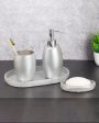 Innovative Soap Dispenser, Tray, Soap Dish & Tumbler Bath Set | Set of 4 Pcs Online Hot Sale