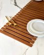 Light Brown Foldable MDF Table Runner Fashion