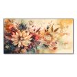 Elegant Flower Canvas Wall Painting With Frame For Cheap